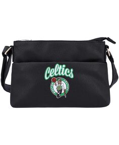 Женская сумка через плечо с логотипом Boston Celtics FOCO, черный