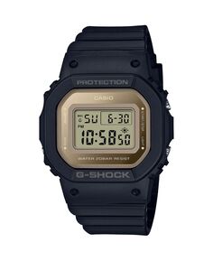 Цифровые часы унисекс из черной и золотой смолы, 40,5 мм, GMDS5600-1 G-Shock, черный