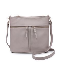 Маленькая сумка через плечо Nova Moda Luxe, серый