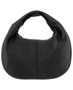 Ручная сумка-хобо среднего размера Nina, черный
