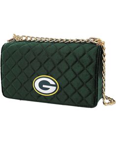 Женская бархатная цветная сумка Green Bay Packers Team Cuce, зеленый