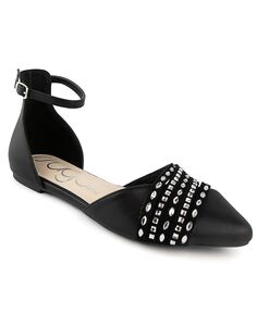 Женские туфли на плоской подошве с декором в стиле панто Sugar, черный