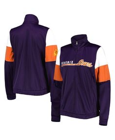 Женская спортивная куртка с молнией во всю длину Phoenix Suns Change Up фиолетового цвета G-III 4Her by Carl Banks