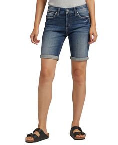 Женские джинсовые шорты-бермуды Elyse со средней посадкой Silver Jeans Co.