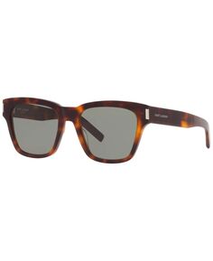 Солнцезащитные очки унисекс SL 560, YS00041254-X 54 Saint Laurent, коричневый
