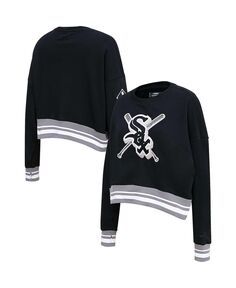 Женский черный пуловер Chicago White Sox Mash Up свитшот Pro Standard, черный