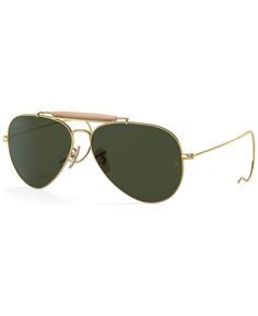 Солнцезащитные очки унисекс Outdoorsman Aviation Collection, RB303058-X 58 Ray-Ban, золотой