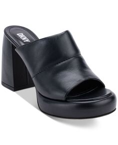 Женские сандалии на платформе Benedetta без шнуровки DKNY, черный