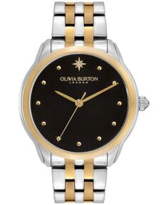 Женские двухцветные часы Celestial Starlight из нержавеющей стали, 36 мм Olivia Burton