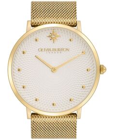Женские ультратонкие часы Celestial из стали золотистого цвета, 40 мм Olivia Burton, золотой