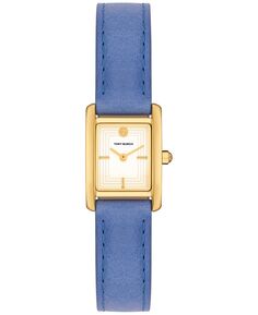Женские часы The Eleanor с синим кожаным ремешком, 19 мм Tory Burch, синий