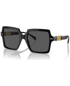 Женские солнцезащитные очки, VE4441 Versace, черный