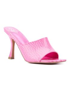 Женские шлепанцы Delara на каблуке New York &amp; Company, розовый