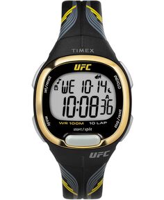 Женские кварцевые часы UFC Takedown, черные, смола, 33 мм Timex, черный