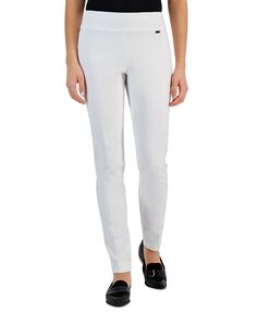 Узкие брюки Petite со средней посадкой, миниатюрные и миниатюрные шорты I.N.C. International Concepts, белый