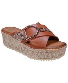 Женские шлепанцы на платформе с ремешками Lindsey GC Shoes