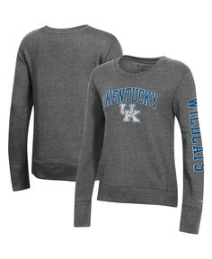 Женский флисовый свитшот Kentucky Wildcats University 2.0 с меланжевым углем Champion