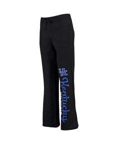 Черные женские фирменные уютные флисовые спортивные штаны Kentucky Wildcats Fanatics, черный