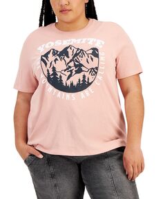 Модная футболка Yosemite с короткими рукавами больших размеров Love Tribe
