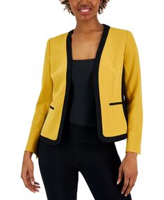 Женская куртка из эластичного крепа с открытым передом в рамке Kasper