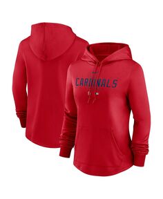 Женский красный пуловер с капюшоном St. Louis Cardinals Authentic Collection Pregame Performance Nike, красный