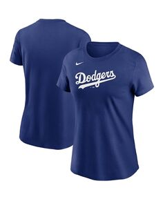 Женская футболка с надписью Royal Los Angeles Dodgers Nike