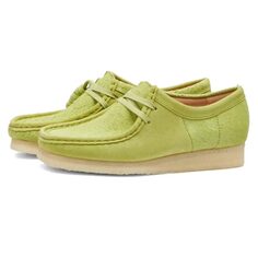 Мокасины Clarks Originals х Daniëlle Cathari Wallabee, зеленый