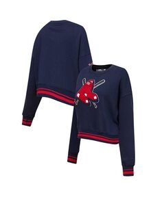 Женский темно-синий пуловер Boston Red Sox Mash Up свитшот Pro Standard, темно-синий