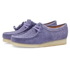 Мокасины Clarks Originals х Daniëlle Cathari Wallabee, сиреневый