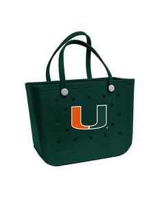 Женская сумка-тоут Miami Hurricanes Venture Logo Brands, зеленый