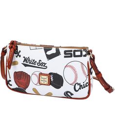Женская сумка через плечо Chicago White Sox Gameday Lexi с небольшим футляром для монет Dooney &amp; Bourke, белый