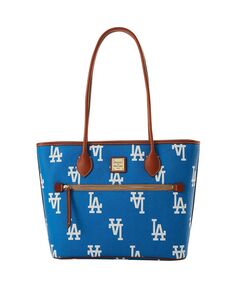 Женская спортивная сумка-тоут с монограммой Los Angeles Dodgers Dooney &amp; Bourke, синий