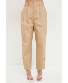 Женские плиссированные брюки с высокой талией English Factory