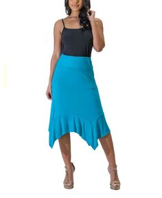 Женская эластичная юбка в стиле носового платка 24seven Comfort Apparel
