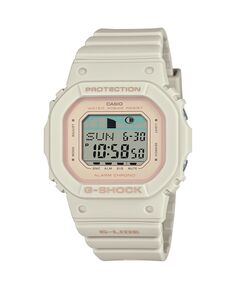 Цифровые часы унисекс из белого пластика, 40,5 мм, GLXS5600-7 G-Shock, белый