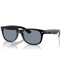 Поляризованные солнцезащитные очки унисекс Disney, New Wayfarer The Little Mermaid RB2132 Ray-Ban, черный