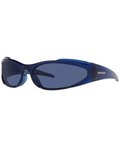 Солнцезащитные очки унисекс, BB0253S Balenciaga, синий