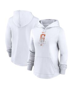 Женский белый пуловер с капюшоном San Francisco Giants City Connect Pregame Performance Nike, белый