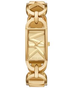 Женские кварцевые часы Empire с тремя стрелками из нержавеющей стали золотистого цвета, 20X30 мм Michael Kors, золотой