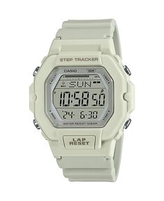 Женские цифровые часы из белой смолы, 37,6 мм, LWS2200H-8AV Casio, белый
