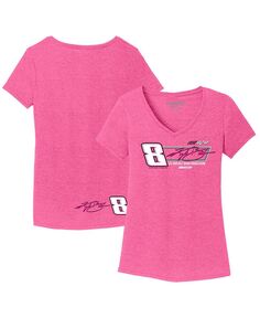 Женская розовая футболка с v-образным вырезом Kyle Busch Richard Childress Racing Team Collection, розовый