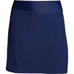 Женская быстросохнущая юбка-шорта для плавания с эластичной резинкой на талии Lands&apos; End