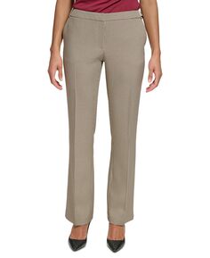 Женские узкие брюки с узором «гусиные лапки» DKNY