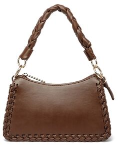 Маленькая плетеная сумка через плечо Jora LIKE DREAMS, коричневый