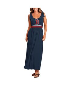 Женское темно-синее платье макси Boston Red Sox Game Over G-III 4Her by Carl Banks, темно-синий