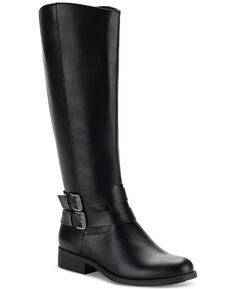 Женские ботинки для верховой езды Maliaa с широкими пряжками Style &amp; Co, черный