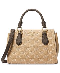 Маленькая сумка-портфель с логотипом Marilyn Michael Kors