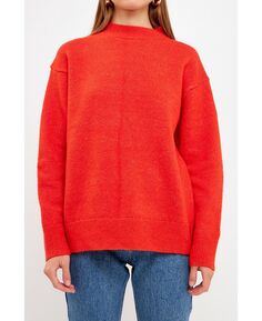 Женский свободный свитер с круглым вырезом endless rose