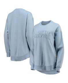 Женский пуловер с пончовилем и свитшотом Carolina Blue North Carolina Tar Heels Ponchoville Pressbox