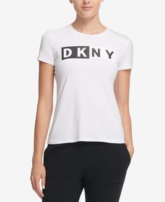 Футболка с логотипом DKNY, белый